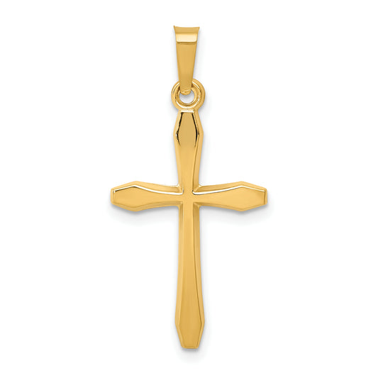 14k Yellow Gold 14k Polished Passion Cross Pendant