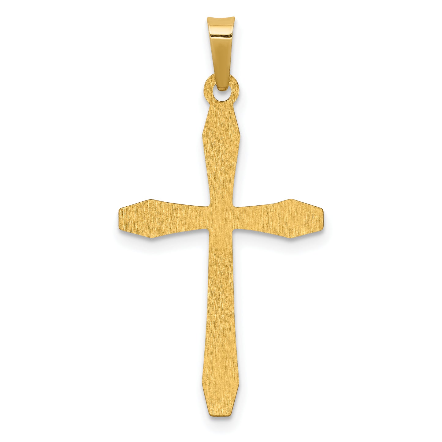 14k Yellow Gold 14k Polished Cross Pendant