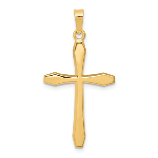 14k Yellow Gold 14k Polished Cross Pendant