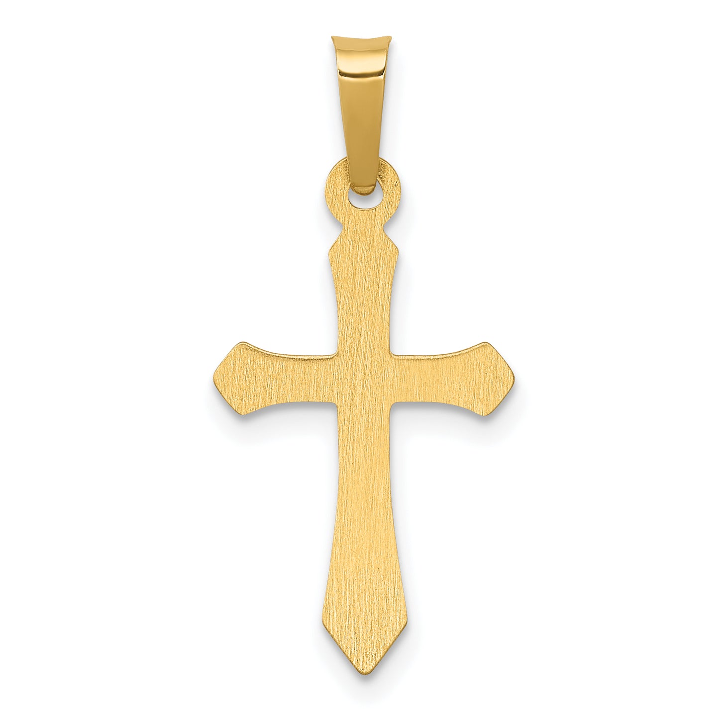 14k Yellow Gold 14k Polished Cross Pendant