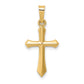 14k Yellow Gold 14k Polished Cross Pendant