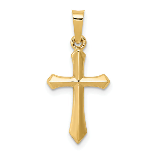 14k Yellow Gold 14k Polished Cross Pendant