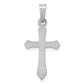 14k White Gold 14k White Gold Polished Cross Pendant