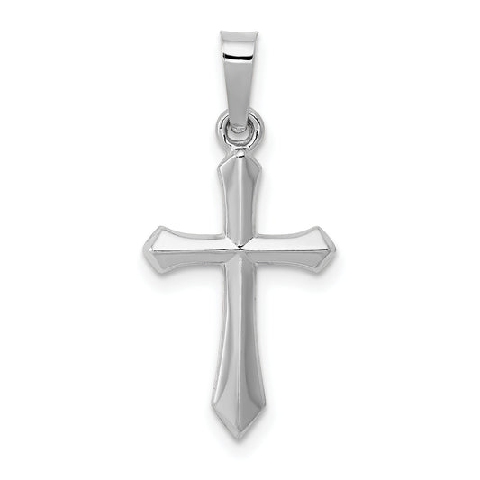 14k White Gold 14k White Gold Polished Cross Pendant