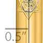 14k Yellow Gold 14k Polished Hollow Mezuzah w/Star of David Pendant