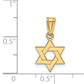 14k Yellow Gold 14k Star of David Pendant