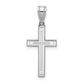 14k White Gold 14k White Gold Cross Pendant