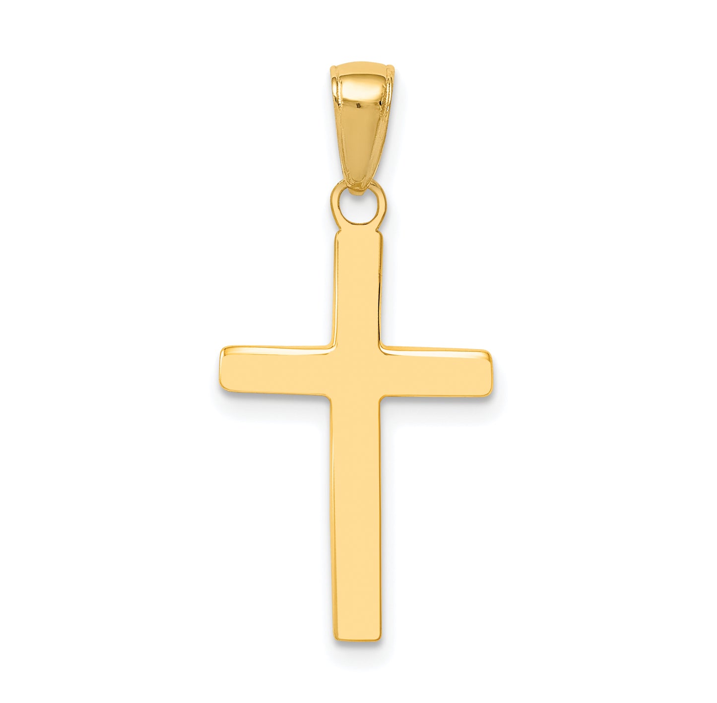 14k Yellow Gold 14k Polished Cross Charm