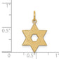 14k Yellow Gold 14K Laser Designed Star of David Charm