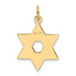 14k Yellow Gold 14K Laser Designed Star of David Pendant