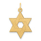 14k Yellow Gold 14K Laser Designed Star of David Pendant