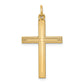 14k Yellow Gold 14K Laser Designed Cross Pendant