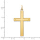 14k Yellow Gold 14K Laser Designed Cross Pendant