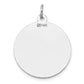 14k White Gold 14K White Gold Round Disc Charm