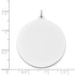 14k White Gold 14K White Gold Round Disc Charm