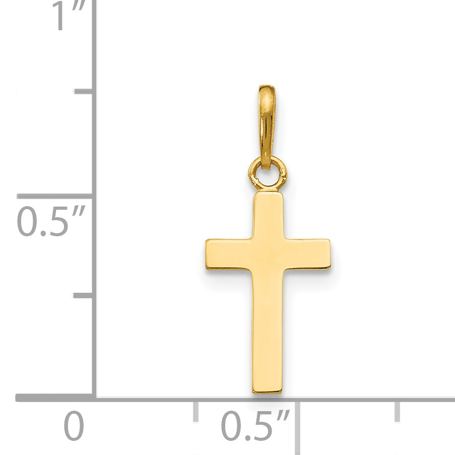 14k Yellow Gold 14k Children's Cross Pendant