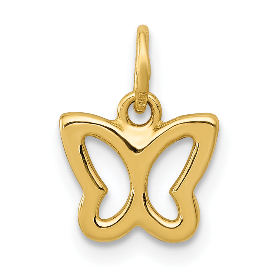 14k Yellow Gold 14k Polished Butterfly Pendant