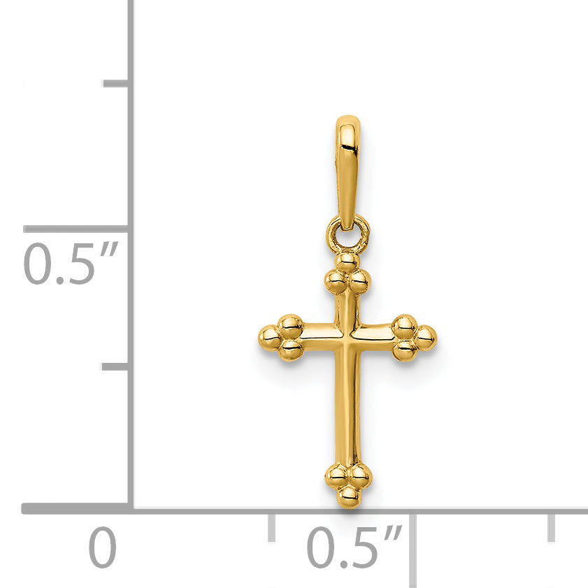 14k Yellow Gold 14K Cross Pendant