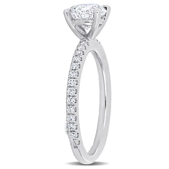 Original Amour 1 1/3 CT TW Diamond Solitaire Engagement Ring in 14k White Gold