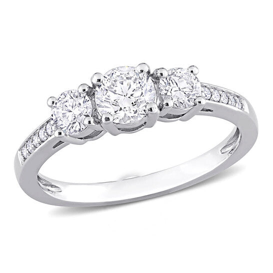 Original Amour 1 CT Diamond TW Engagement Ring White Platinum