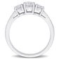 Original Amour 1 CT Diamond TW Engagement Ring White Platinum