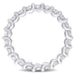 Original Amour 1 CT Diamond TW Eternity Ring White Platinum