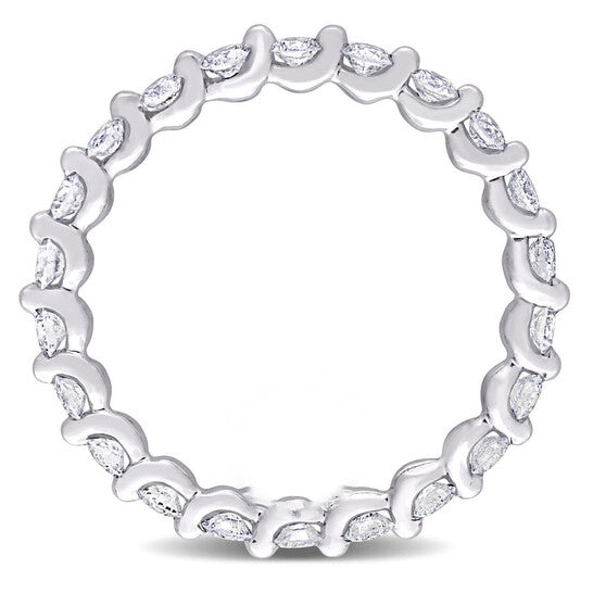 Original Amour 1 CT Diamond TW Eternity Ring White Platinum