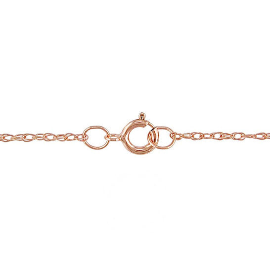 Original AMOUR Halo Diamond and Heart Shaped Morganite Pendant with Chain In 10K Rose Gold