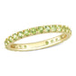 Original Amour 10k Yellow Gold 1 1/5 CT TGW Peridot Eternity Ring