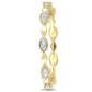 Original Amour 10K Yellow Gold 1/10 CT TDW Diamond Eternity Ring