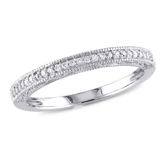 Original Amour 1/10 cttw Diamond Anniversary Band in 10K White Gold JMS005276