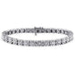 Original AMOUR 1/2 CT TW Diamond Tennis Bracelet In Sterling Silver