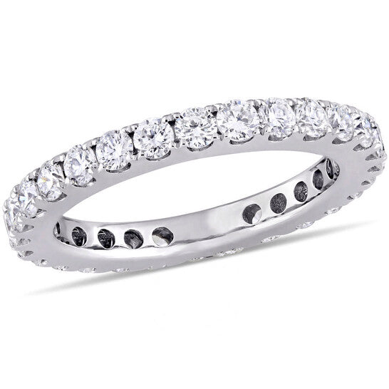 Original Amour 14k White Gold 1 CT TW Diamond Eternity Ring