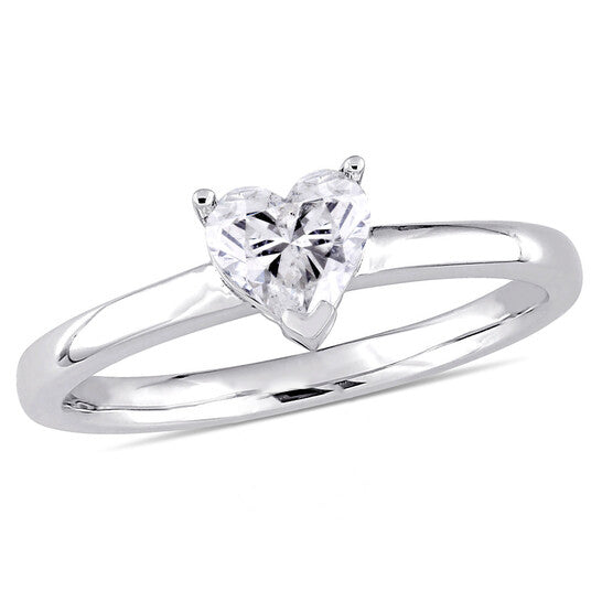 Original Amour 14K White Gold 1/2 CT TDW Diamond Solitaire Engagement Ring