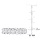 Original Amour 14k White Gold 3 1/2 CT TW Diamond Eternity Ring