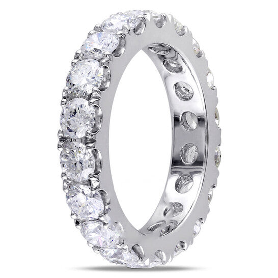 Original Amour 14k White Gold 3 CT TW Diamond Full-Eternity Band