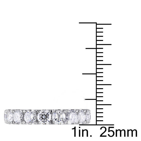 Original Amour 14k White Gold 3 CT TW Diamond Full-Eternity Band