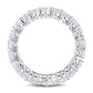 Original Amour 14k White Gold 5 1/4 CT TGW Created White Moissanite Eternity Ring