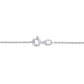 Original AMOUR 1.2mm Diamond-cut Cable Chain Necklace In 14K White Gold - 16 In