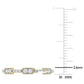 Original Amour 14k Yellow Gold 1/4 CT TDW Diamond Semi-Eternity Ring