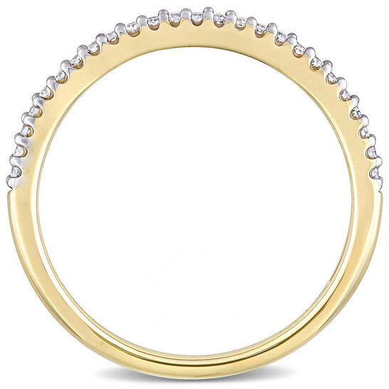 Original Amour 14K Yellow Gold 1/8 CT TDW Diamond Eternity Ring