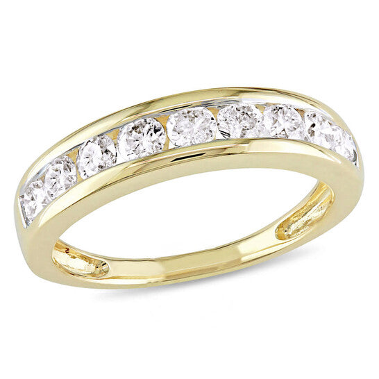 Original Amour 14k Yellow Gold 3/4 CT TDW Diamond Anniversary Ring