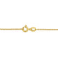 Original AMOUR 1.2mm Diamond-cut Cable Chain Necklace In 14K Yellow Gold - 16 In