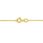 Original AMOUR 1.6mm Round Cable Chain Necklace In 14K Yellow Gold - 18 In