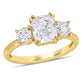 Original Amour 2 5/8 CT TDW Diamond Engagement Ring in 14k Yellow Gold