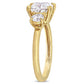 Original Amour 2 5/8 CT TDW Diamond Engagement Ring in 14k Yellow Gold