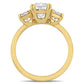 Original Amour 2 5/8 CT TDW Diamond Engagement Ring in 14k Yellow Gold