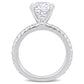 Original Amour 2 5/8 CT TW Certified Diamond Solitaire Engagement Ring in 14k White Gold