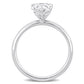 Original Amour 2 CT TW Pear Shape Certified Diamond Solitaire Engagement Ring in 14k White Gold