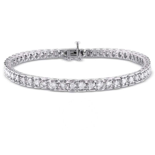 Original AMOUR 3 CT TW Diamond Tennis Bracelet In Sterling Silver